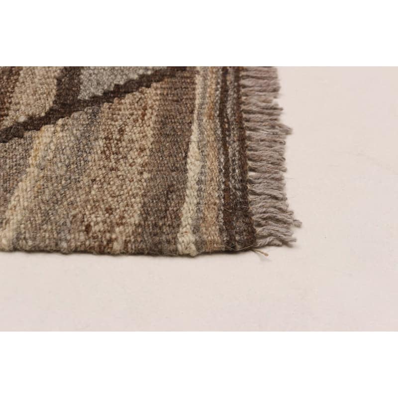Sivas Taupe Kilim 5'1" x 6'5" - 5'1 x 6'5