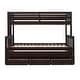 preview thumbnail 47 of 58, Twin-Over-Full Bunk Bed with Twin size Trundle and Drawers