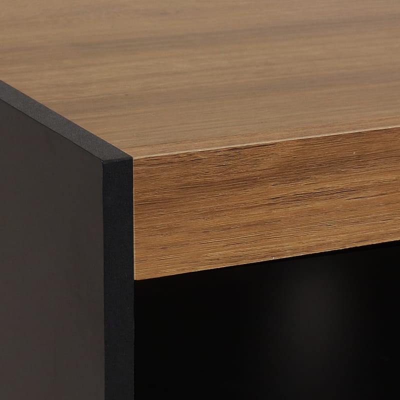 Sunnydaze Mid-Century Modern TV Stand Console for 58" TV with Cabinet