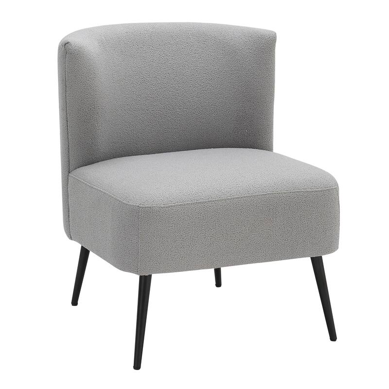 Silver Orchid Harding Slipper Chair