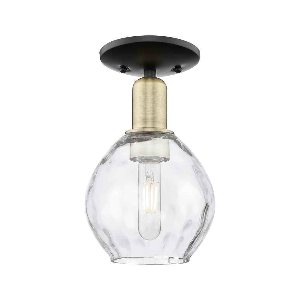 Innovations Lighting Endless Possibilities Arcadia - Waverly - 1 Light 6" Semi-Flush Mount