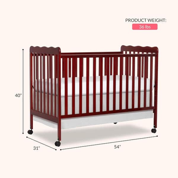 Dream On Me Carson Classic 3 in 1 Convertible Crib