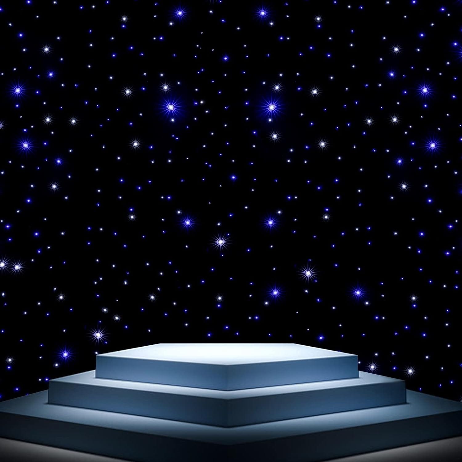 13ft x 13ft LED Star Curtain Backdrop Light Stage Light
