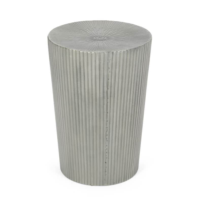 Langseth Iron Sunburst Side Tables (Set of 2) by Christopher Knight Home