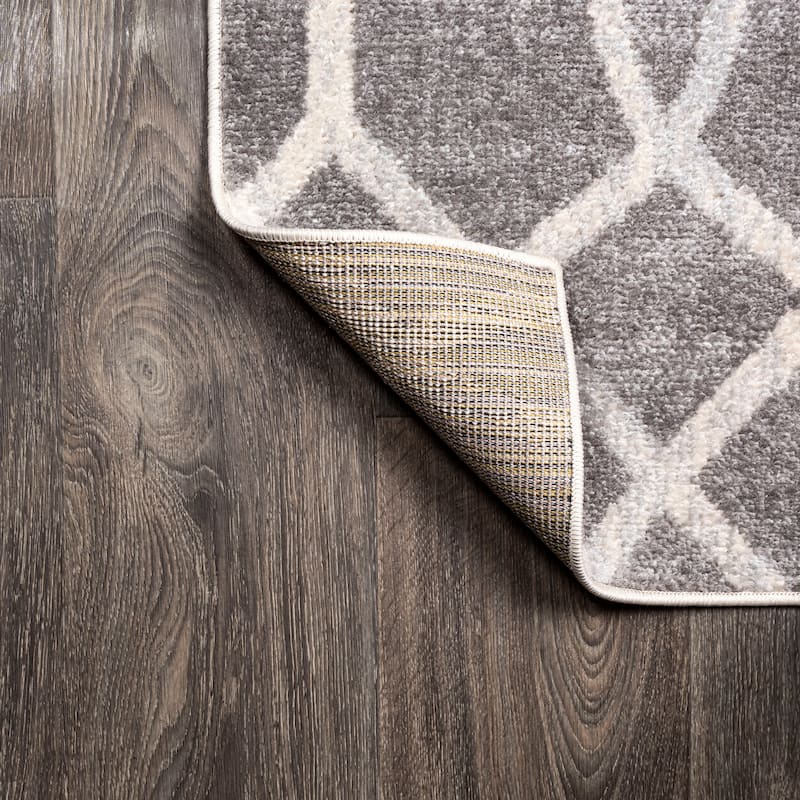 JONATHAN Y Moroccan Ogee Fretwork Area Rug
