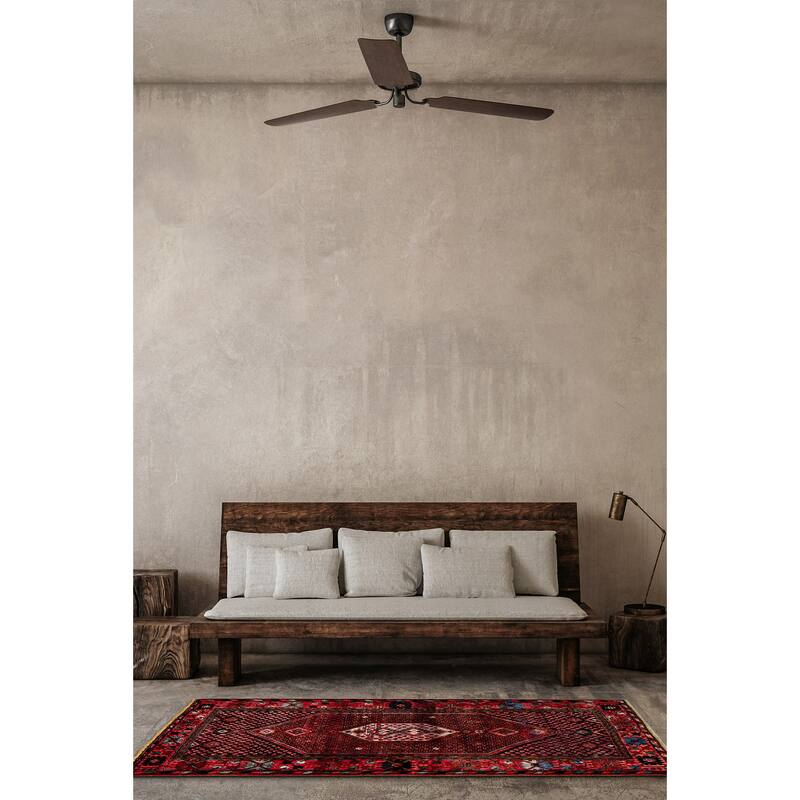 ECARPETGALLERY Hand-knotted Anadol Red Wool Rug - 4'3 x 6'9