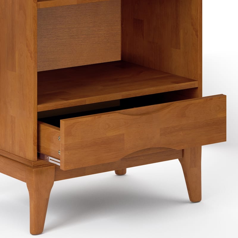 WYNDENHALL Pearson 24 inch Solid Wood 4 Shelf Bookcase (Set of 2) - 24"W x 16"D x 60"H