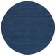 preview thumbnail 50 of 113, SAFAVIEH Handmade Natura Gerta Wool Rug 6' Round - Navy/Blue