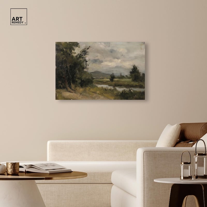 River's Path Canvas by Art Remedy, Gallery Wrapped