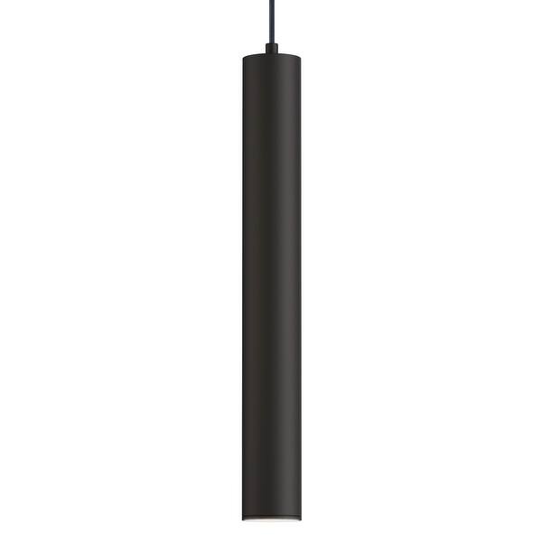 slide 1 of 1, Maxim 86438 Calibro 3" Wide LED Outdoor Mini Pendant - 3000K, 560 Architectural Bronze