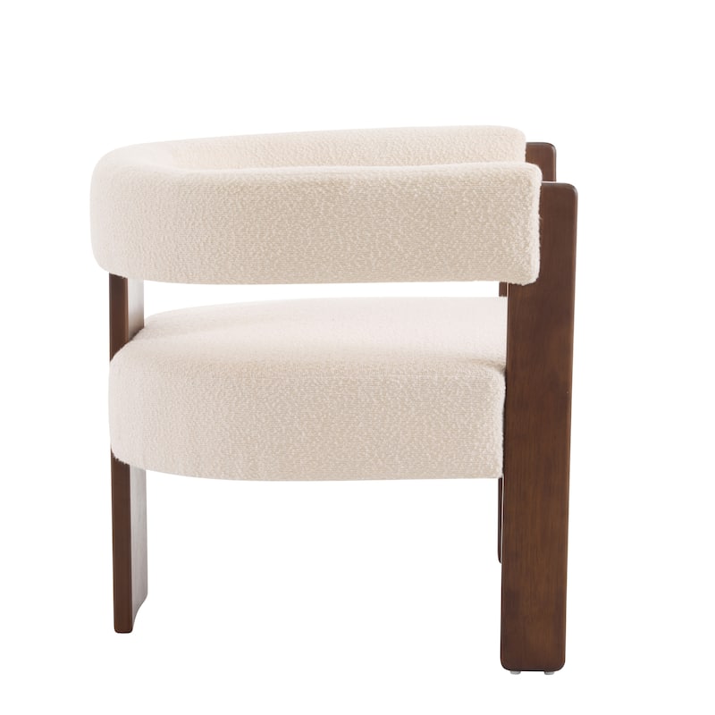 Christopher Knight Home - Emery Modern Upholstered Boucle Fabric Accent Armchair