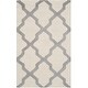 preview thumbnail 90 of 200, SAFAVIEH Handmade Cambridge Luisa Moroccan Trellis Wool Rug 2'6" x 4' - Ivory/Silver - Rectangle