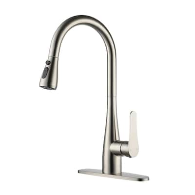 Single Handle Pull Down Sprayer Kitchen Faucet