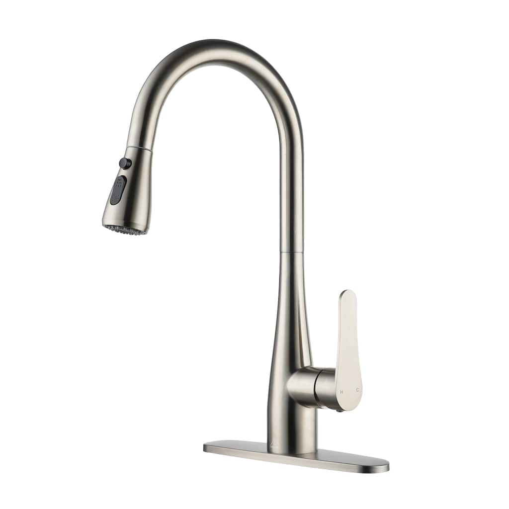 Single Handle Pull Down Sprayer Kitchen Faucet