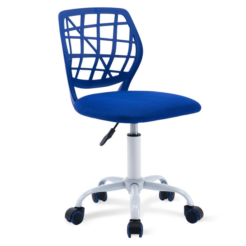 Mesh Ergonomic Swivel Armless Kids Study Chair with Adjustable Height