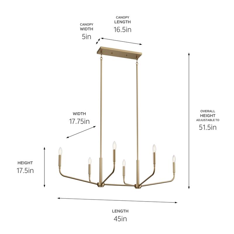 Kichler Lighting Madden Candle Chandelier