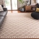 preview thumbnail 4 of 11, SAFAVIEH Handmade Natural Fiber Dorlinde Boho Farmhouse Trellis Jute Rug