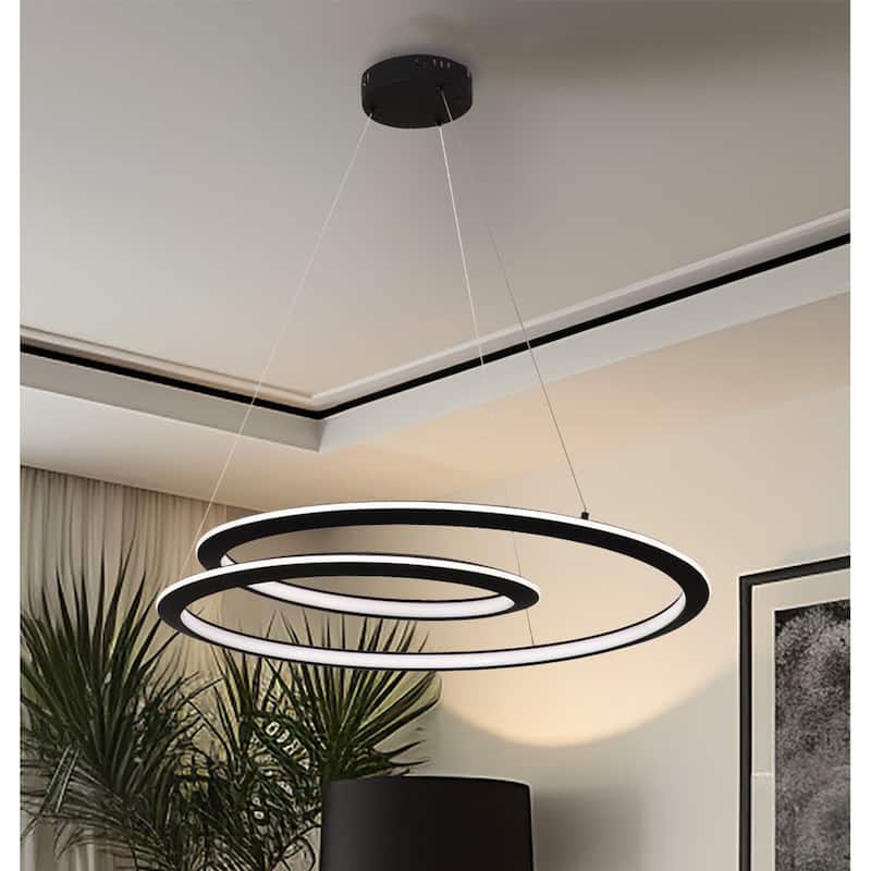Kovacs P1972-L Infinite 36" Wide Abstract LED Chandelier