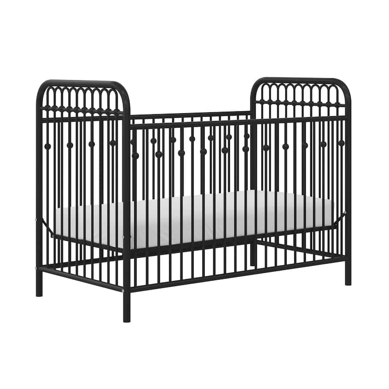 Little Seeds Monarch Hill Ivy Metal Crib - N/A