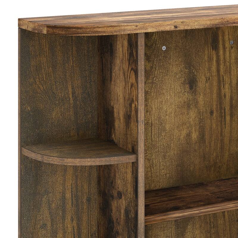 Modern Wall Bathroom Storage Medicine Cabinet with Adjustable Shelves and Towel Rack