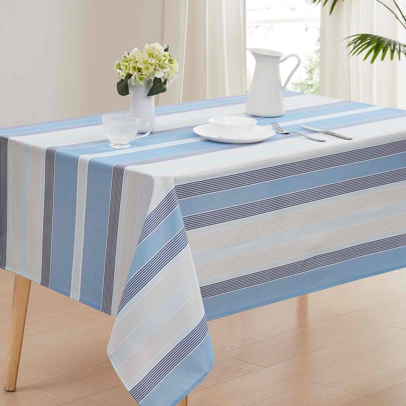 Izod Breakers Stripe 60" x 120" Tablecloth