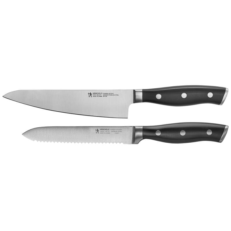 Henckels Forged Accent 2-pc Prep Knife Set - Black - Black - 2 Piece - 2-pc