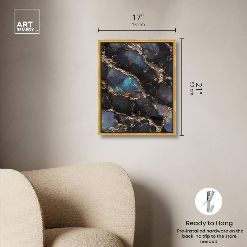 Astral Firelight Canvas by Art Remedy