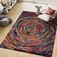 preview thumbnail 6 of 12, Nuloom Ardelle Colorful Swirl Shag Area Rug 2' 6" x 6' - Multi