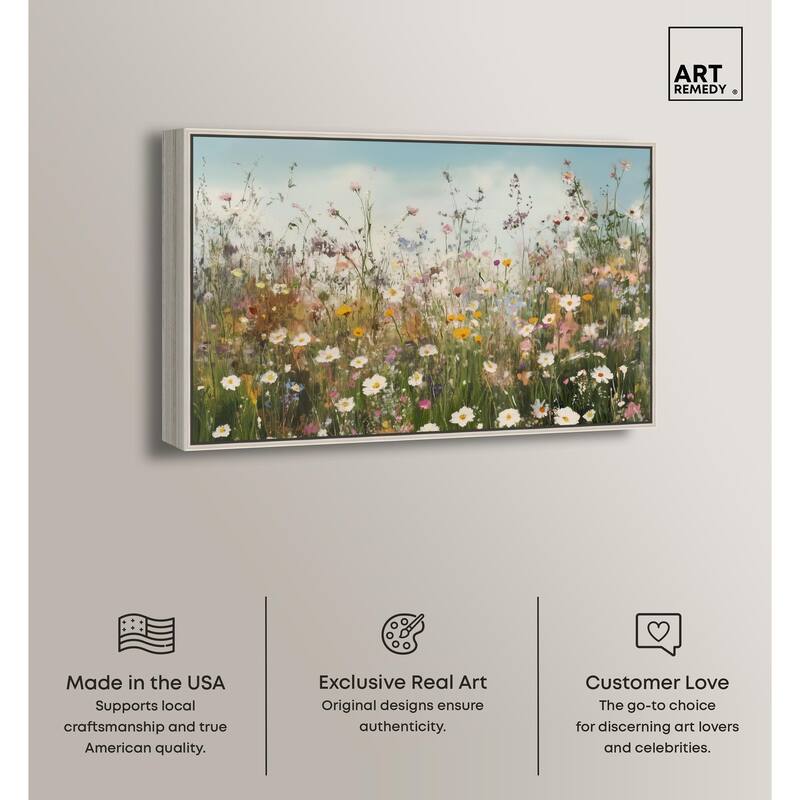 Glimmering Glade Garden III Canvas by Art Remedy