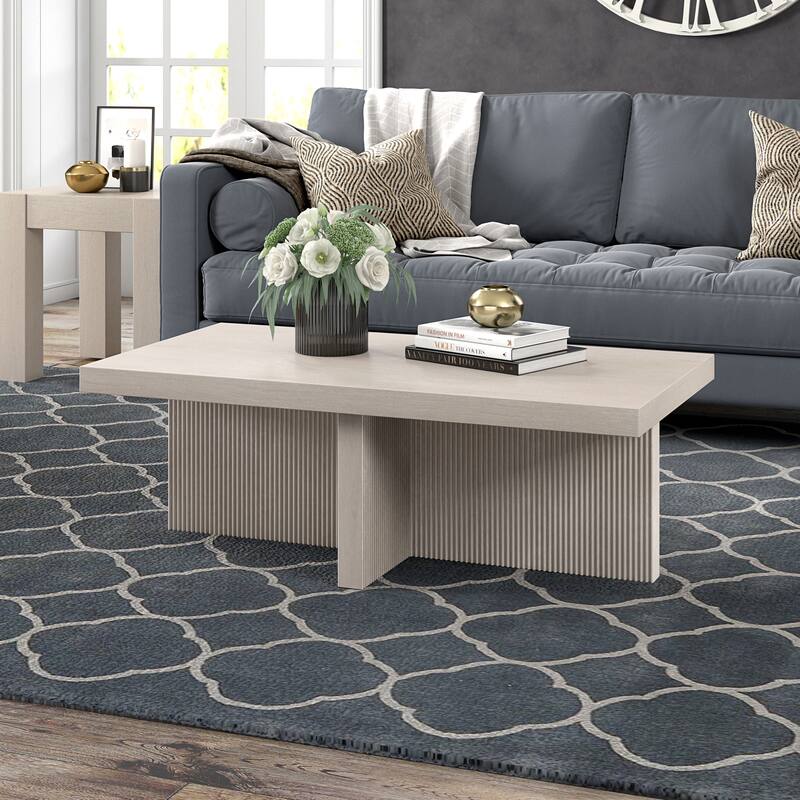 Holm 44" Wide Rectangular Coffee Table - 44" Wide