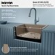 preview thumbnail 12 of 59, Karran Top Mount 25 in. Single Bowl Quartz Kitchen Sink Kit