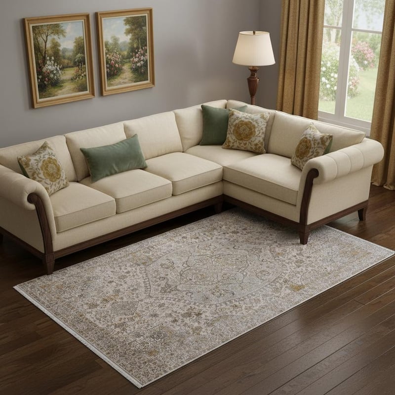 HomeRoots Oriental Traditional Rectangle Area Rug - 11' X 14'