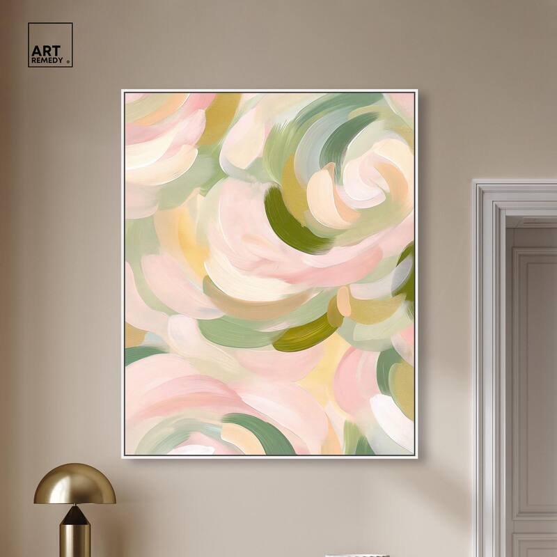 Brushstroke I Canvas by Art Remedy