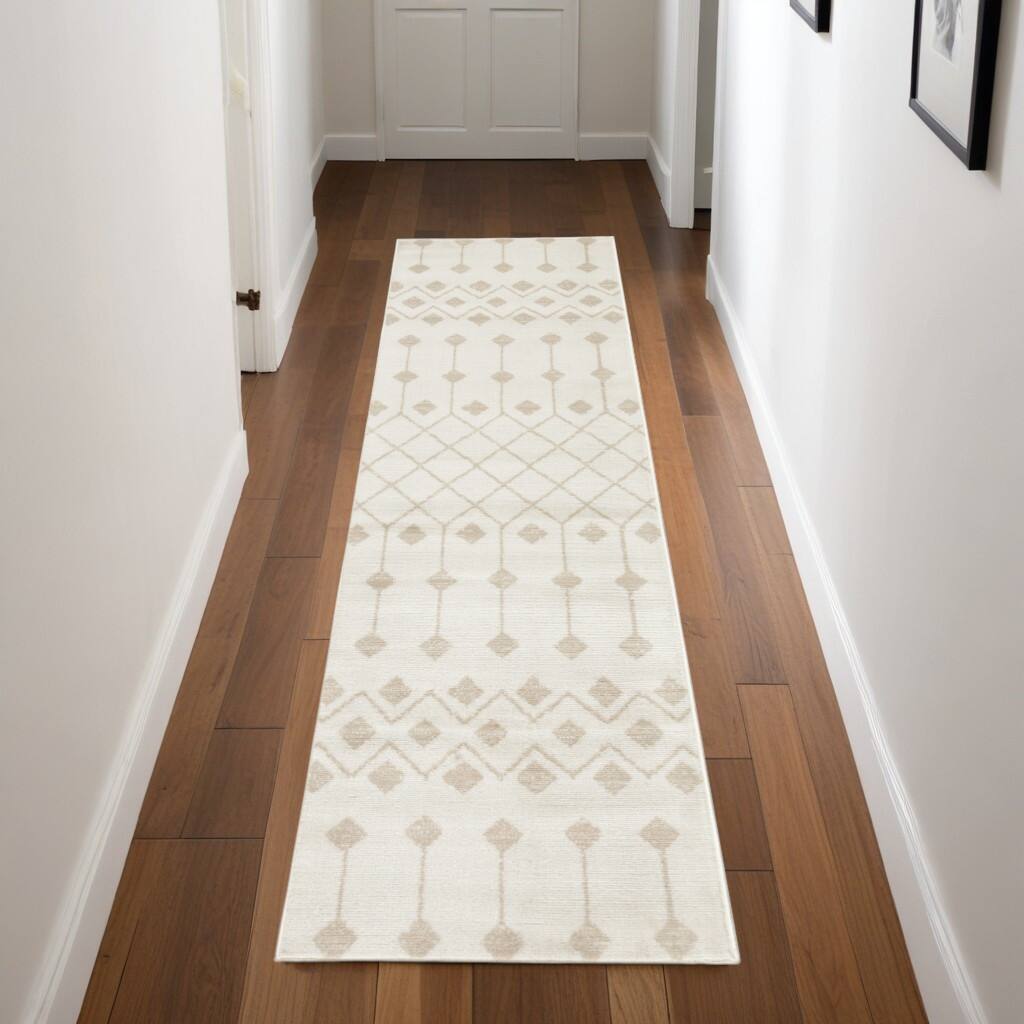 Lulud Power Loomed Area Rug By HomeRoots - 90' X '27' X '0.5