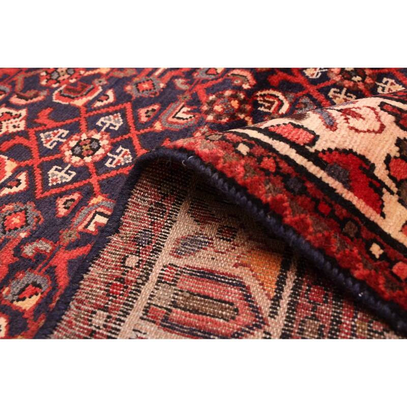 ECARPETGALLERY Hand-knotted Andelz Dark Navy Wool Rug - 3'7 x 10'7