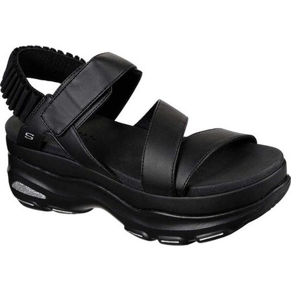 skechers textured strappy sandals