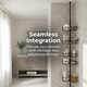 preview thumbnail 33 of 40, Utopia Alley Tension Pole Shower Caddy Corner Organizer, Adjustable with 4 Removable Baskets, 60 to 97 Inch