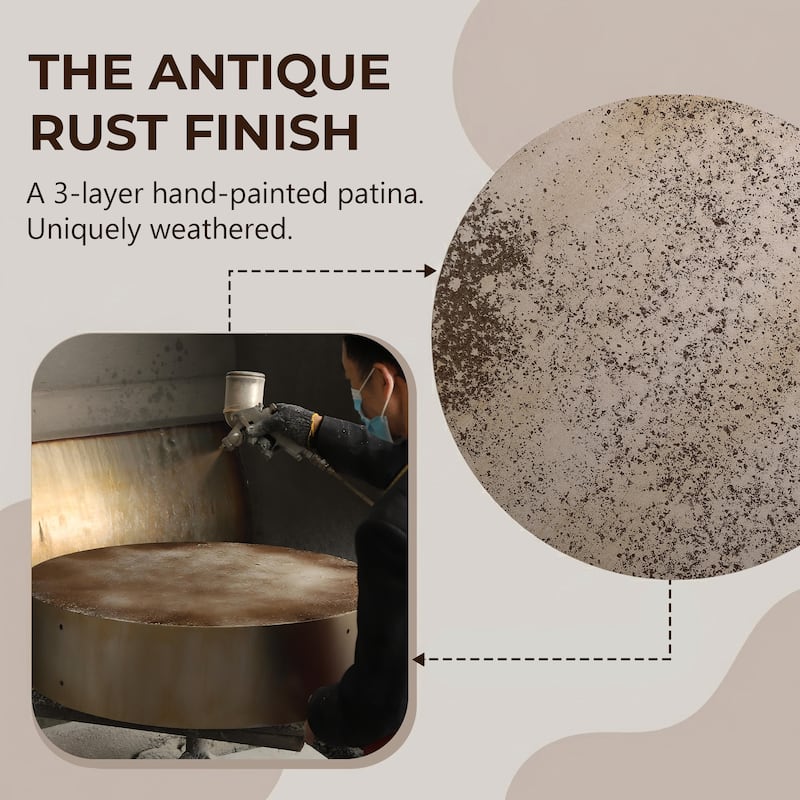 Christopher Knight Home - Rustic Wooden Coffee Table with Burnt Wood Legs