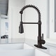 preview thumbnail 70 of 90, VIGO Brant Pull-Down Kitchen Faucet Faucet with Deck Plate - Matte Black