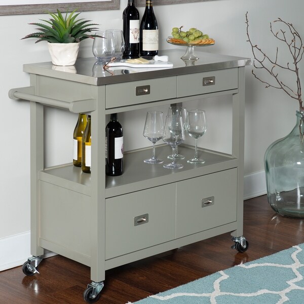 Julianna Stainless Steel Cart
