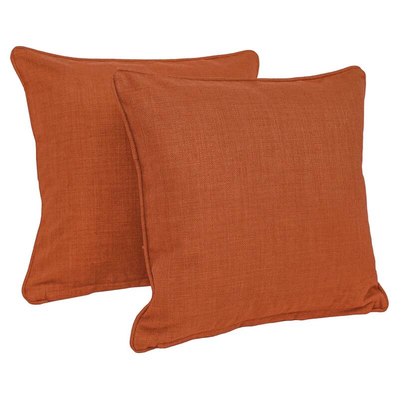 Blazing Needles Delaney Indoor/Outdoor Throw Pillow Set (Set of 4)