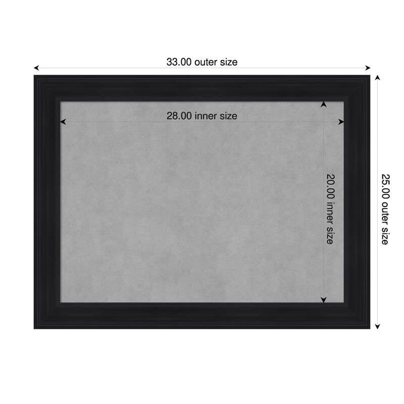 Amanti Art Abbey Black Framed - 33 x 25 in