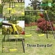 preview thumbnail 2 of 4, Interesting Triple Children Mental Safe Swing Set