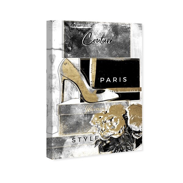 Oliver Gal 'Luxury Shoe Boxes' Fashion and Glam Wall Art Canvas