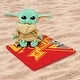 preview thumbnail 31 of 53, NFL Star Wars Child Shield Hugger Beach Towel Set
