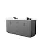 Option Dark Gray, Black Trim, Giotto Quartz Top