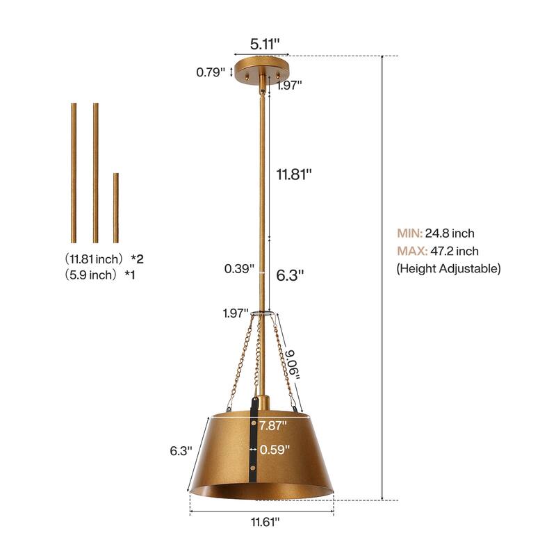 1 - Light Single Pendant - N/A