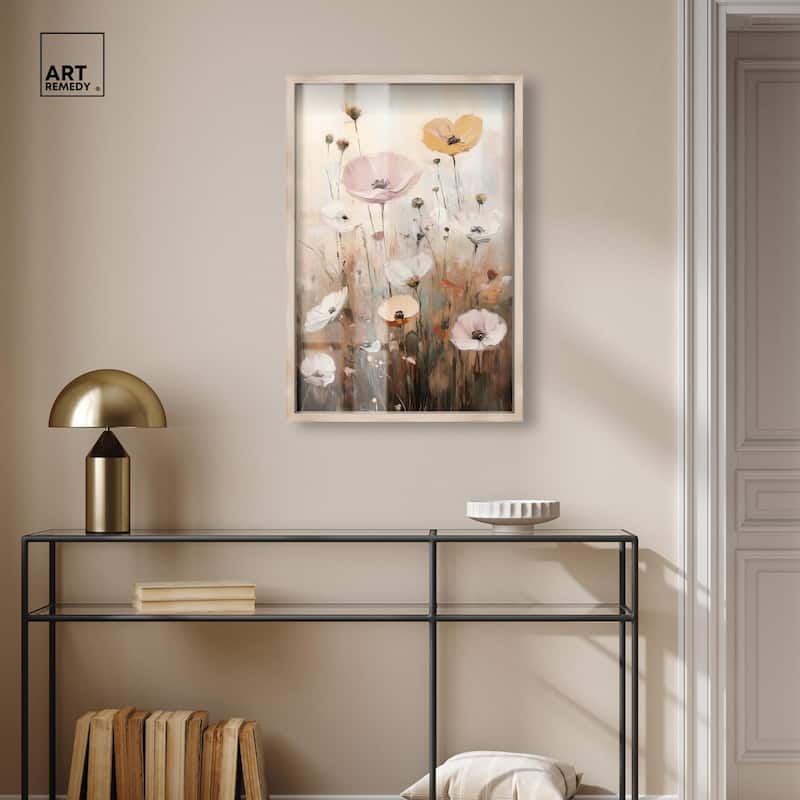 Delicate Flowers in Bloom Shadowbox by Art Remedy