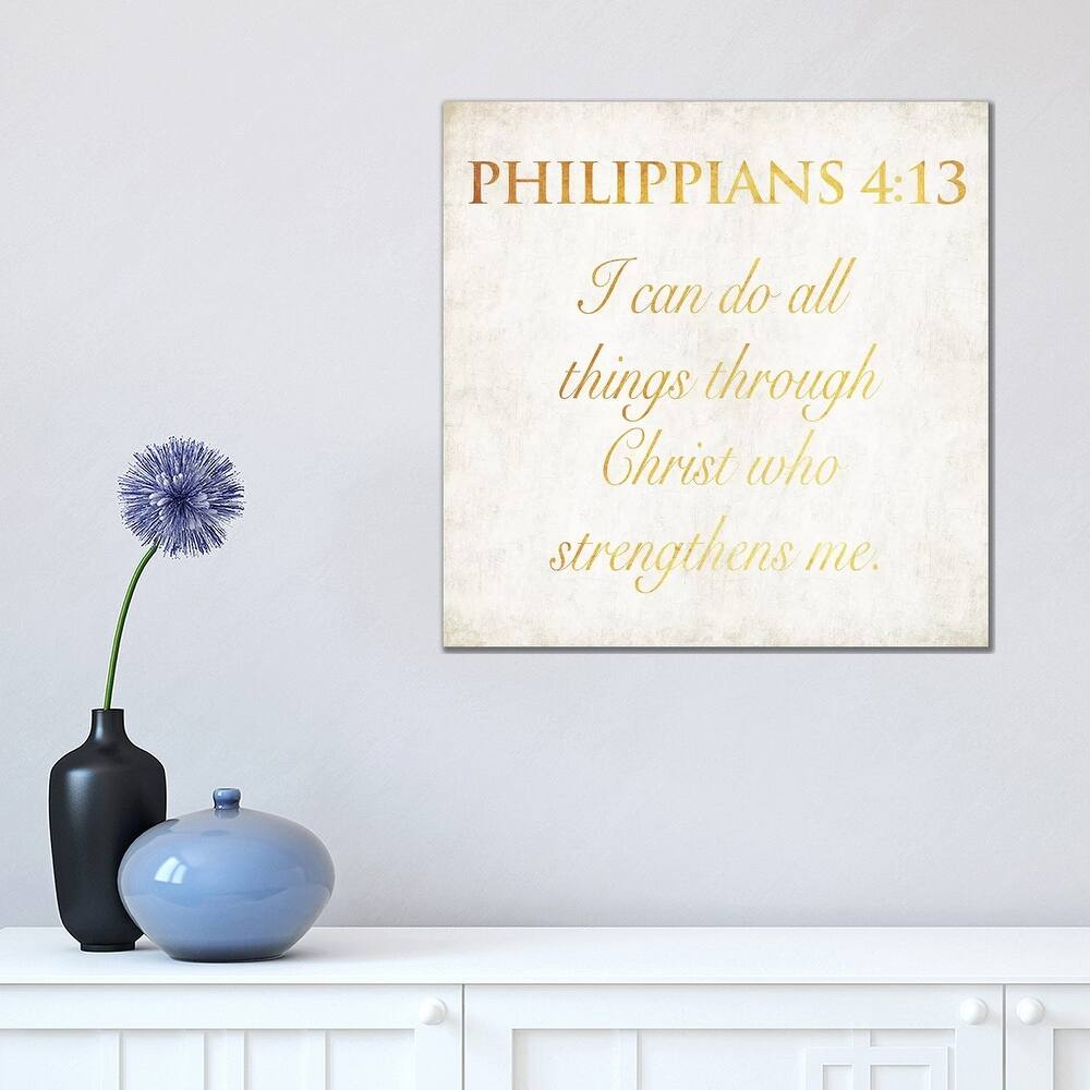 iCanvas "Philippians" by Jace Grey Canvas Print