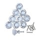 preview thumbnail 5 of 8, Glass Cabinet Knobs Diamond Shape 1.18 x 1.18 x 1.18" 10 Pcs Per Pack Mushroom Cabinet Pulls and Knobs Renovators Supply